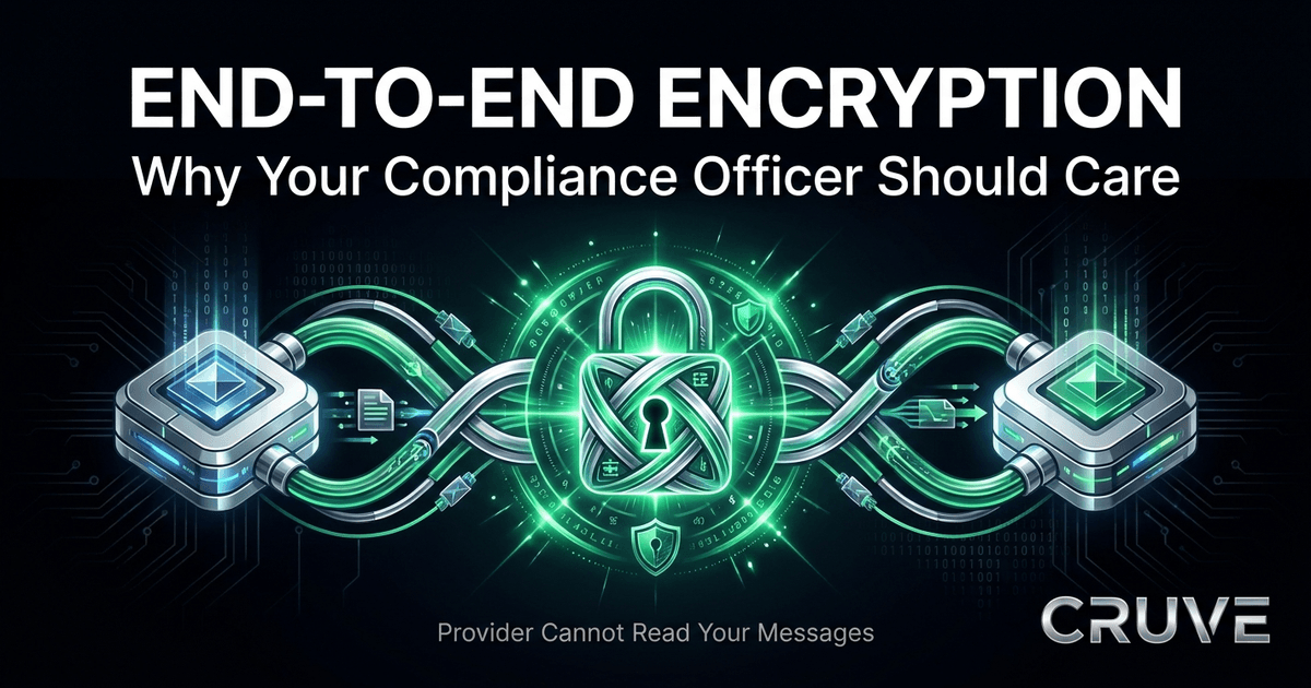 What Is End-to-End Encryption — And Why Your Compliance Officer Should Care