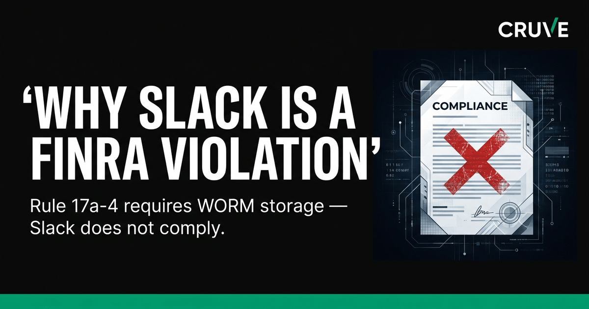 Why Slack Is a FINRA Violation Waiting to Happen
